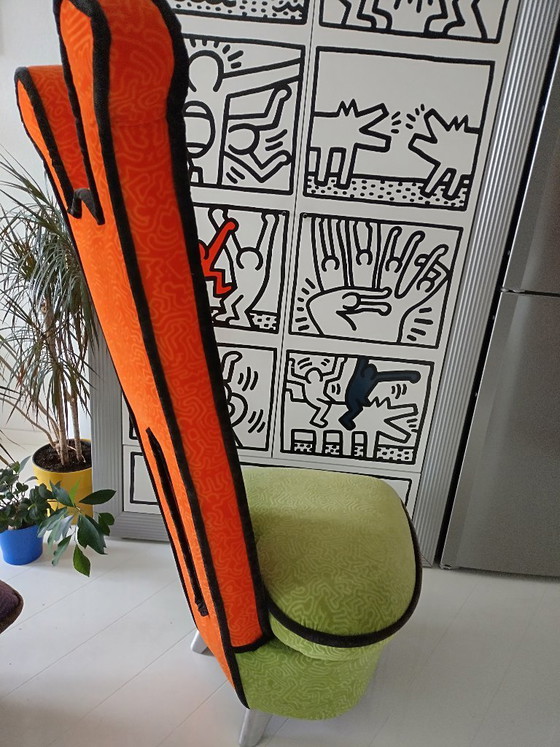 Image 1 of Bretz/Kultsofa, Keith Haring Design-Stuhl, Orange