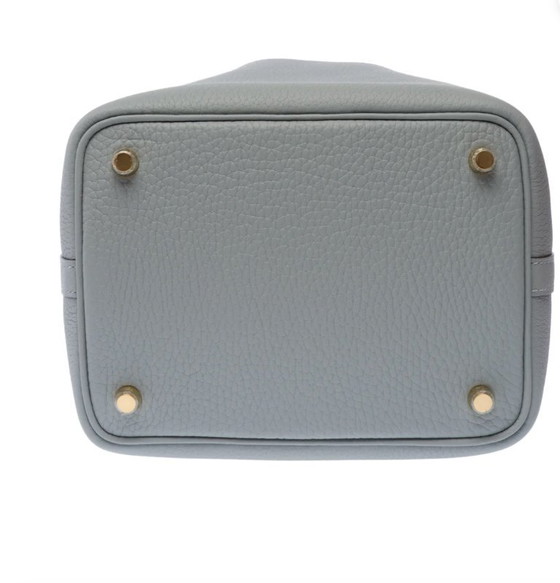 Image 1 of Sac HERMES Picotin en Cuir Gris - 103581