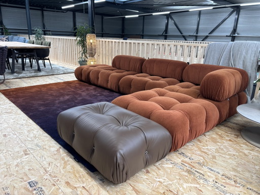 B&B Italia Camaleonda Licata 333 Terracotta Velours & Leder – modulaire banken, Textile (photo 2 of 13)