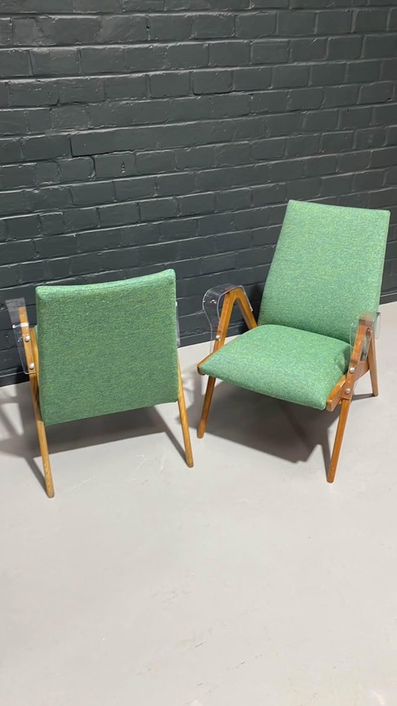 Image 1 of 2x Chaises Vintage Par Tatra Nabytok