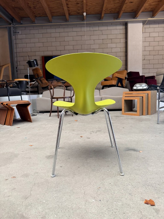Bernhardt Design Orbit chair, Ross Lovegrove (Bestand: 3) – Stühle und Loungesessel, Kunststoff, Chrom (photo 9 of 11)