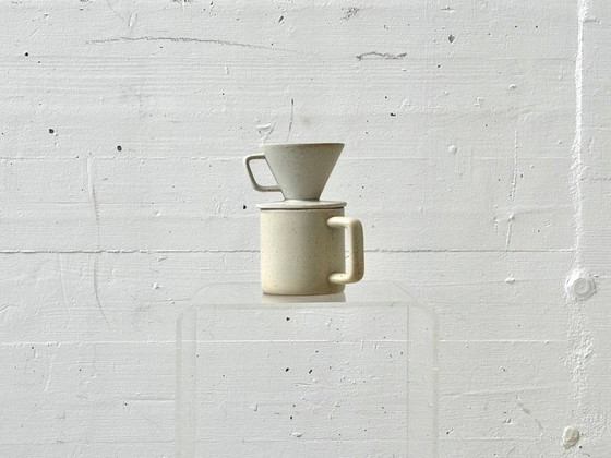 Image 1 of Keramische koffiezetter voor filterkoffie, jaren 1950