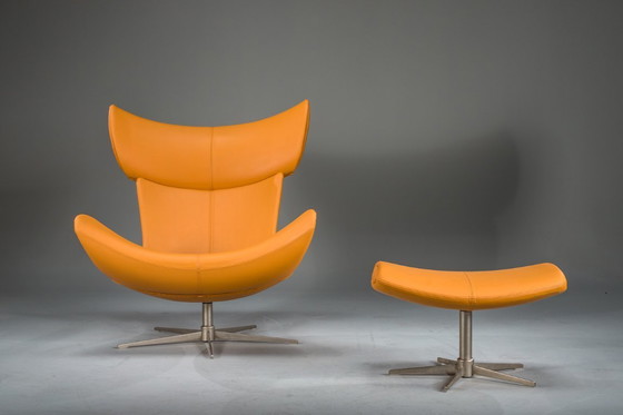 Image 1 of Set of Imola Lounge Chair and Ottoman attributed to Henrik Pedersen for BoConcept, 2000s