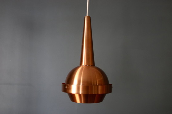 Image 1 of Suspension scandinave vintage laiton 1960