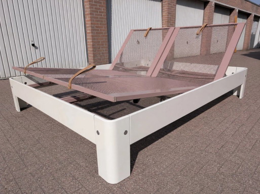 Auping Auronde 160 x 200 | Bianco | Regolabile manualmente