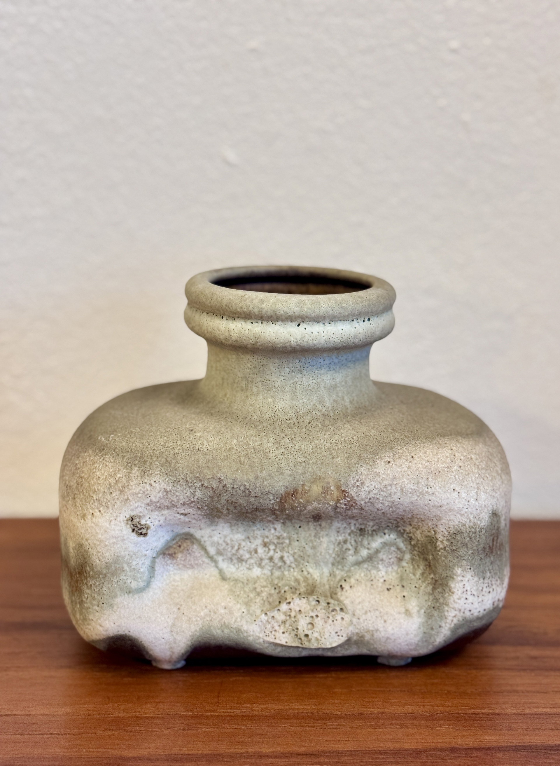 West Germany Fat Lava block vase Steuler 443/15 | €49 | Whoppah