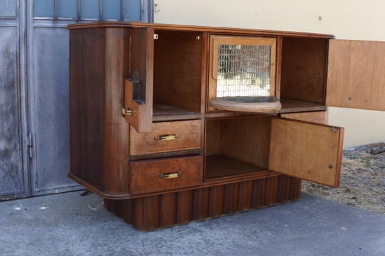 Image 1 of Außergewöhnlicher italienischer Art-Deco-Barschrank, um 1925