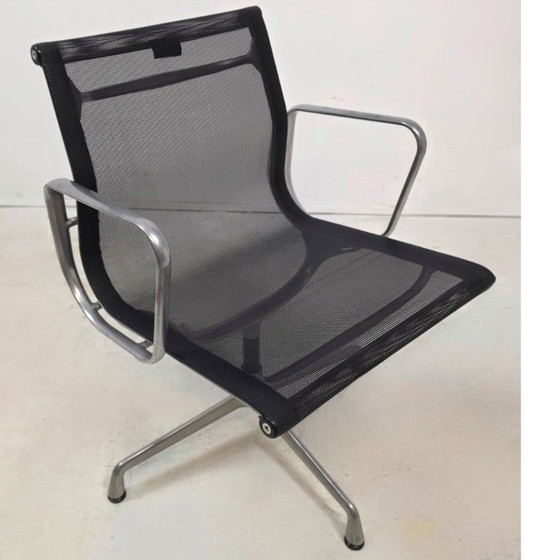7x Vitra 108 Eames Chairs 90s Vintage Netweave Aluminium – Swivel chairs (photo 6 of 6)