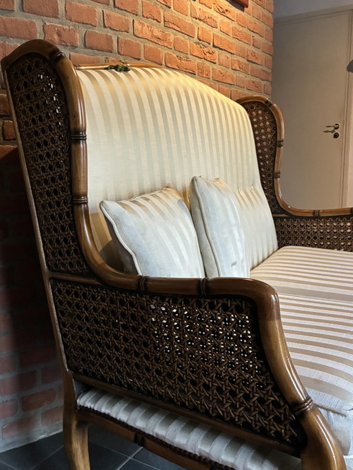 Canapé deux places avec fauteuil