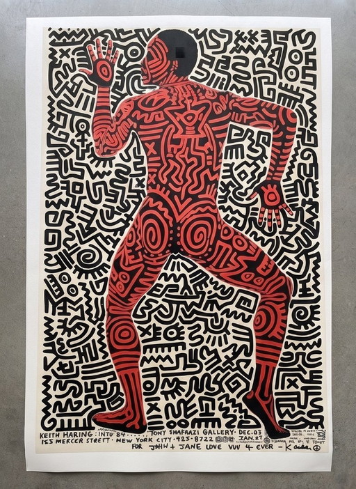 Keith Haring - INTO 84 - Œuvre imprimée des années 1980 – posters, Paper