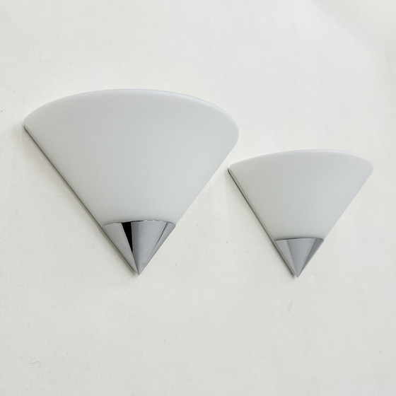Image 1 of Set of 2 Limburg Glashütte Wall Lamps Sconce, 1970s