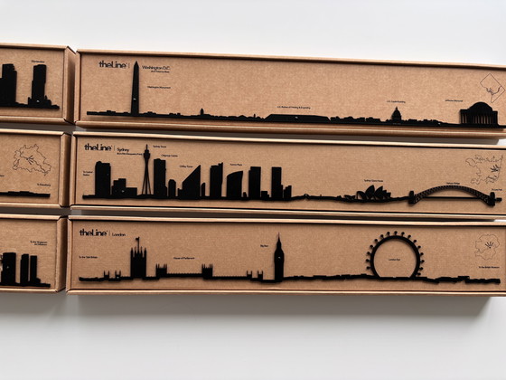 Image 1 of Silhouetten skyline metal