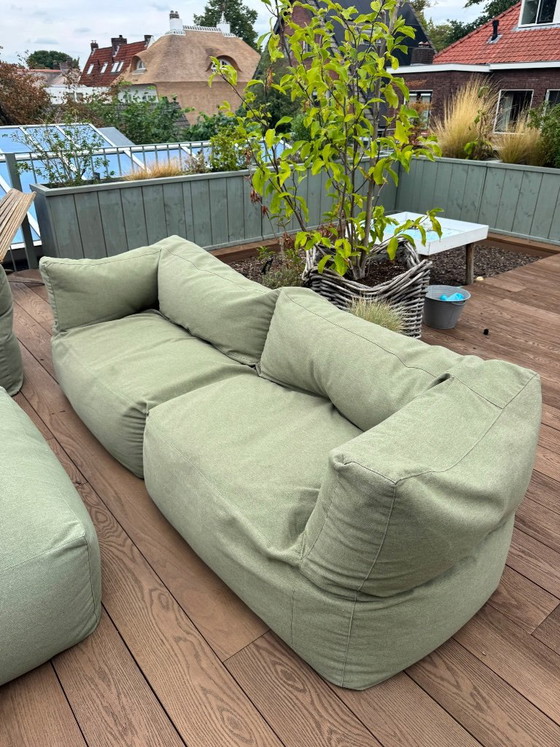 Ensemble de jardin BRYCK - 3 places, fauteuil + repose-pieds - Comme neuf (photo 3 of 5)