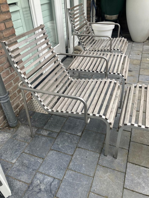 Extremis Extempore LC
2x set te koop lounge chair en hocker