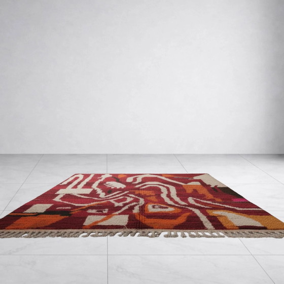 Auténtica alfombra marroquí de lana tejida a mano, 250x150 cm. – Wool (photo 4 of 5)