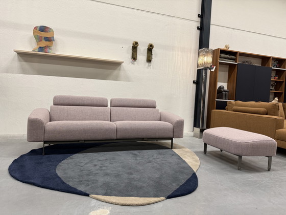 Image 1 of Harvink Custom 3,5 Zits bank met Hocker oud Roze