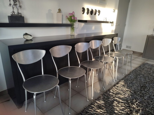 6 Arper Vintage-Designstühle