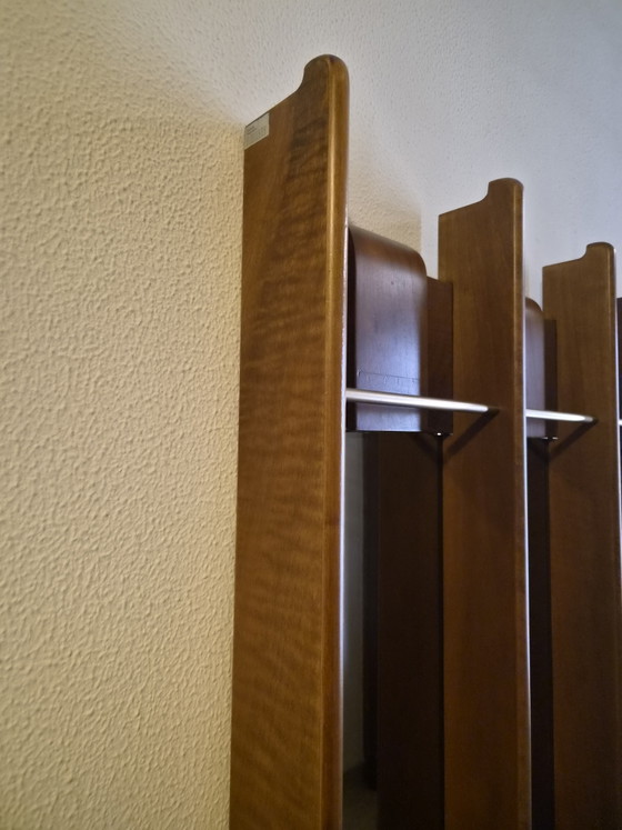 Vintage 1960s/1970s Hallway Coat Rack – "La Moderna" – Glass, Metal (photo 4 of 6)