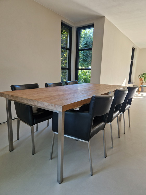 Image 1 of 6 chaises de salle à manger Foucault