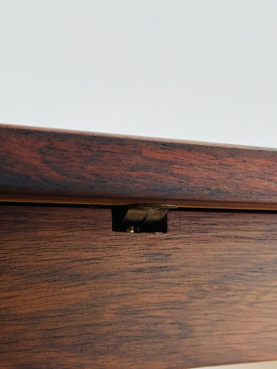 Image 1 of Skandinavischer Esstisch aus Palisanderholz mit Ausziehplatten, 1960