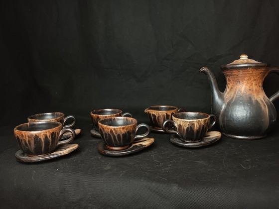 Image 1 of Service à Thé du Céramiste Belge Marcellus Aubry