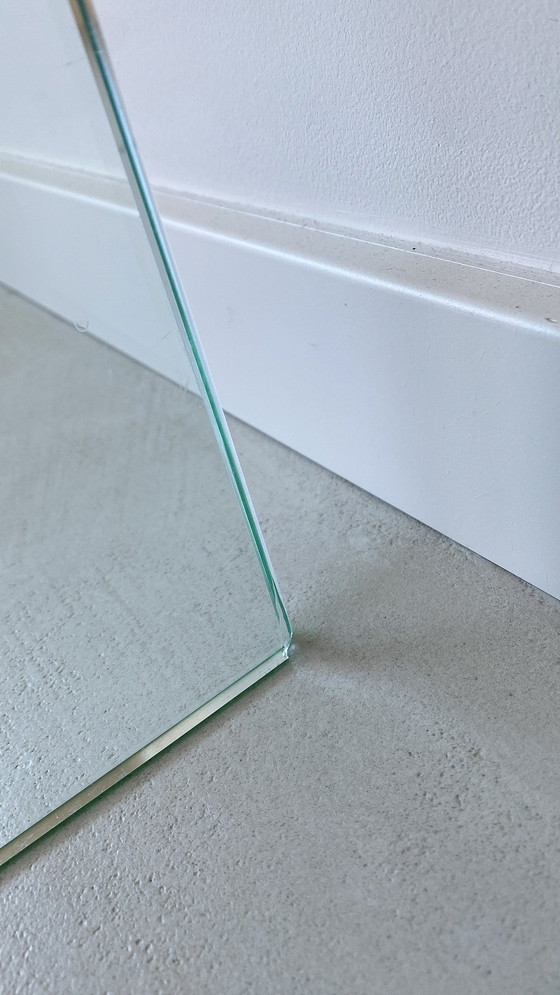 Image 1 of Vintage Glass Coffee Table / Side Table of Heavy Quality