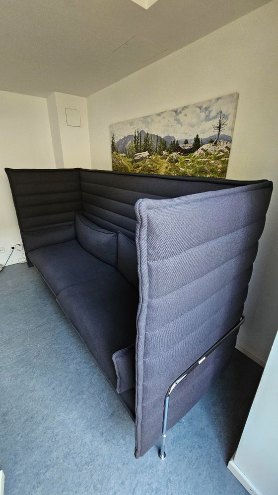 Vitra Alcove Highback Driezitsbank – 3-5 zitsbanken, Cotton, Textile (photo 2 of 5)