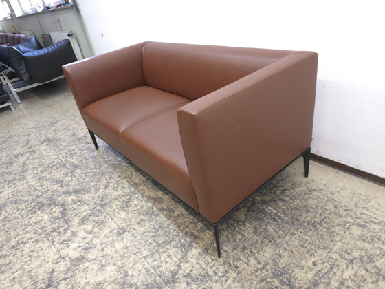 Image 1 of Walter Knoll Jaan Living divano a due posti di design divano in pelle divano top