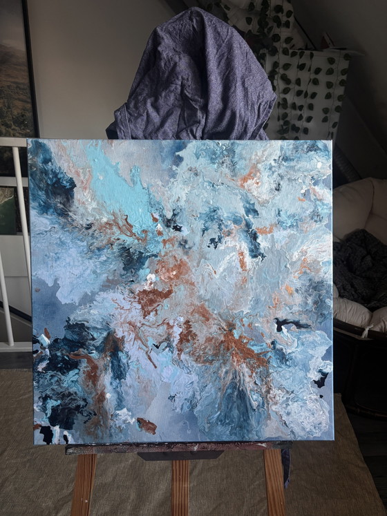 A Hopeful Breeze 60x60 cm – Paintings & Drawings, Canvas (photo 2 of 3)