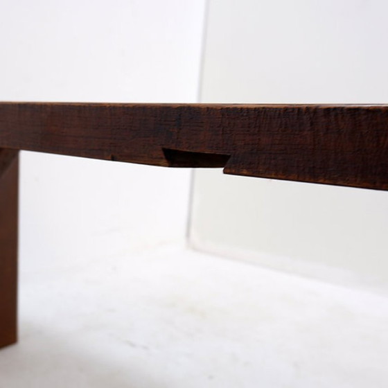 Image 1 of Panchina rustica in legno - 20° secolo