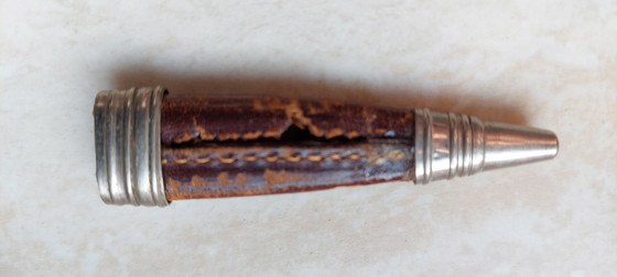 Image 1 of Couteau de chasse Tropon vintage avec manche en bois de cerf