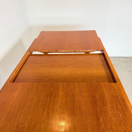 Image 1 of Vintage extendable oak table, František Jirák