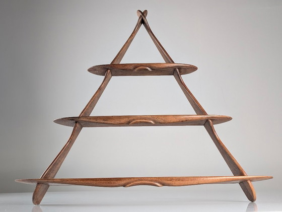 Image 1 of Wall Shelf Attributed to Peder Moos, Denmark, 1950s