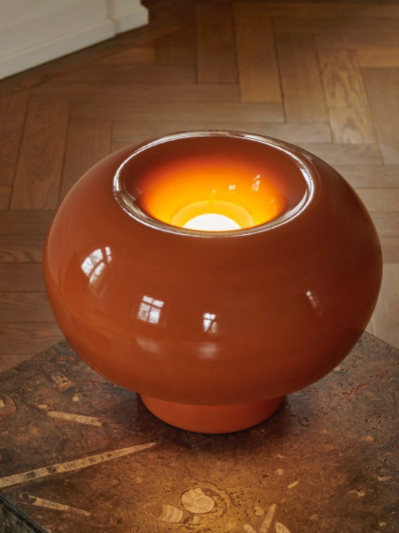 Image 1 of favius ​​FONTE table lamp, caramel brown