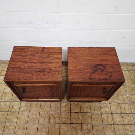 2 tables de chevet années 50/60