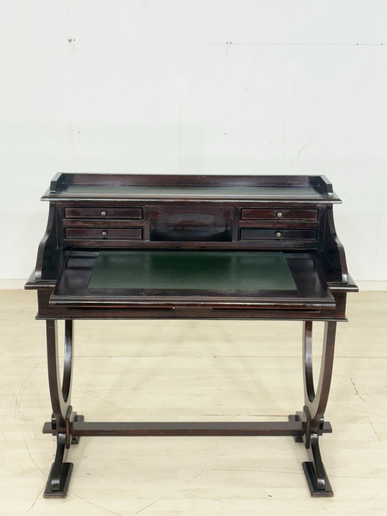 Image 1 of Scrivania in mogano / scrittoio / tavolo da ufficio / tavolo in stile coloniale