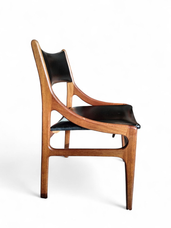 Image 1 of Set vintage di sedie da pranzo danesi, Vestervig Eriksen