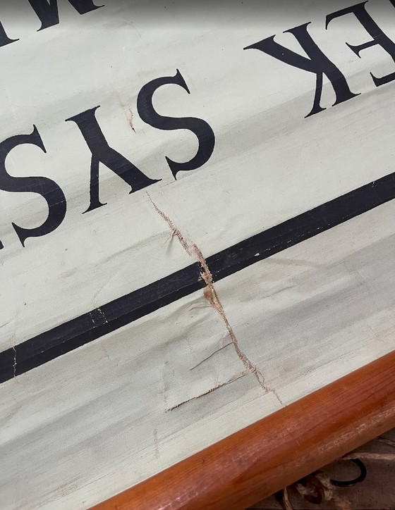 Image 1 of Tavola periodica IVAC XXL vintage (lino) 205x140cm