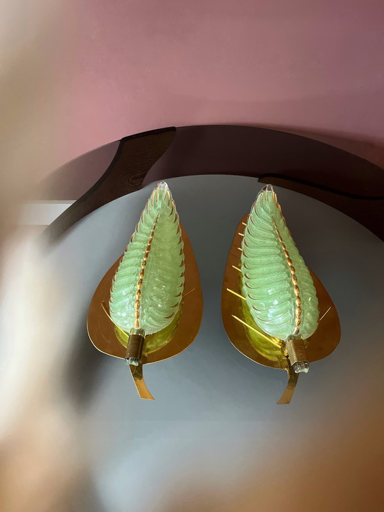 Image 1 of Unique Set of Barovier & Toso wall lamps