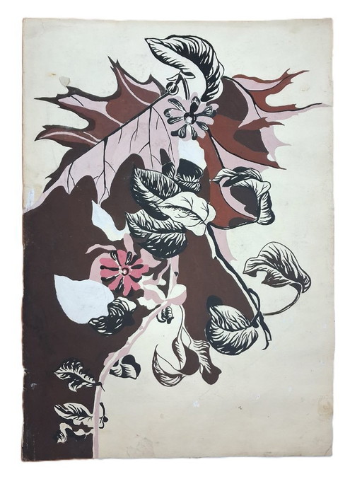 Vintage-Aquarellgemälde, 50 x 35 cm, ungerahmt