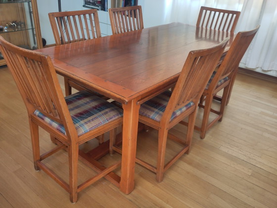 Schuitema Eetkamer Set – Eetkamerset, Wood, Textile (photo 4 of 15)