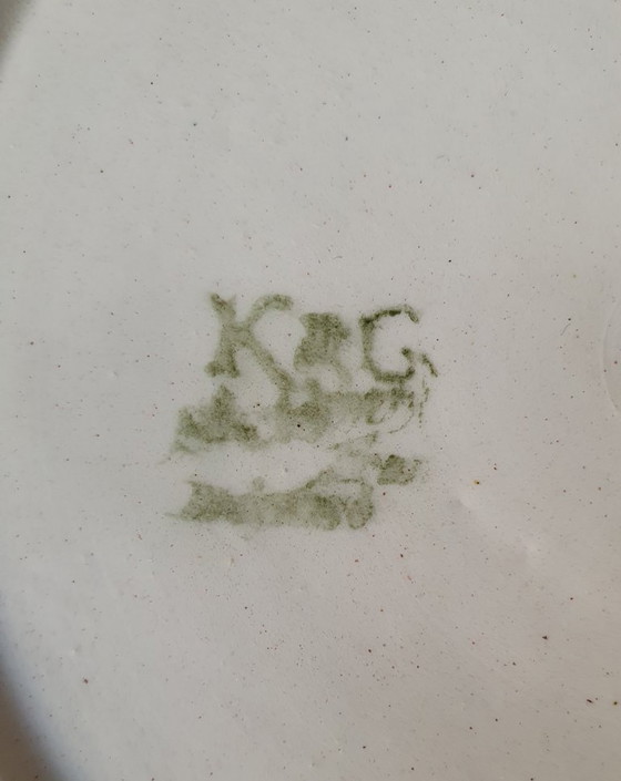 Image 1 of Antieke Keller & Guérin St Clément aardbeienset ca 1900