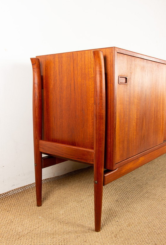 Image 1 of Credenza danese in teak molto grande 255 cm 1960.