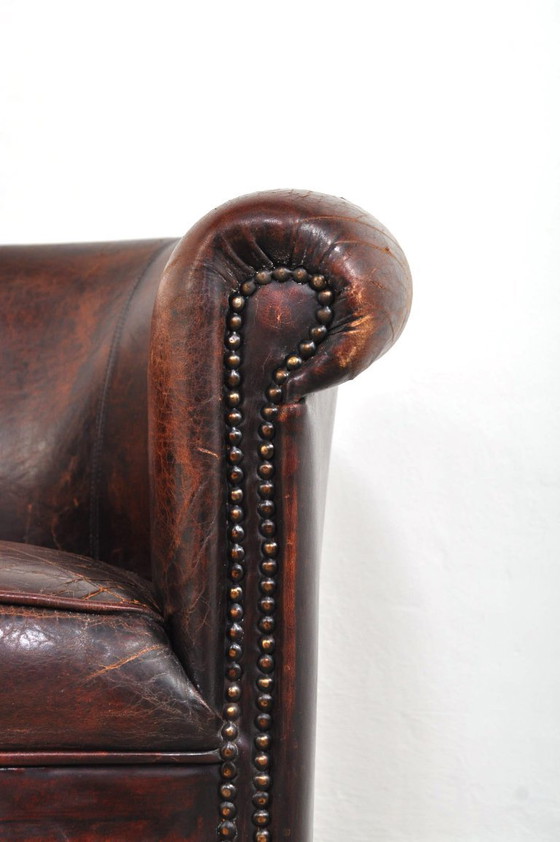 Image 1 of Vintage leather club chair