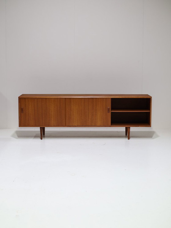 Image 1 of Lowboard Clausen & Son sideboard teak vintage Danish 1960s