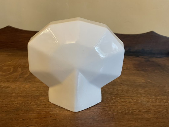 Image 1 of Soap dish White Porcelain Art Deco 1930 French