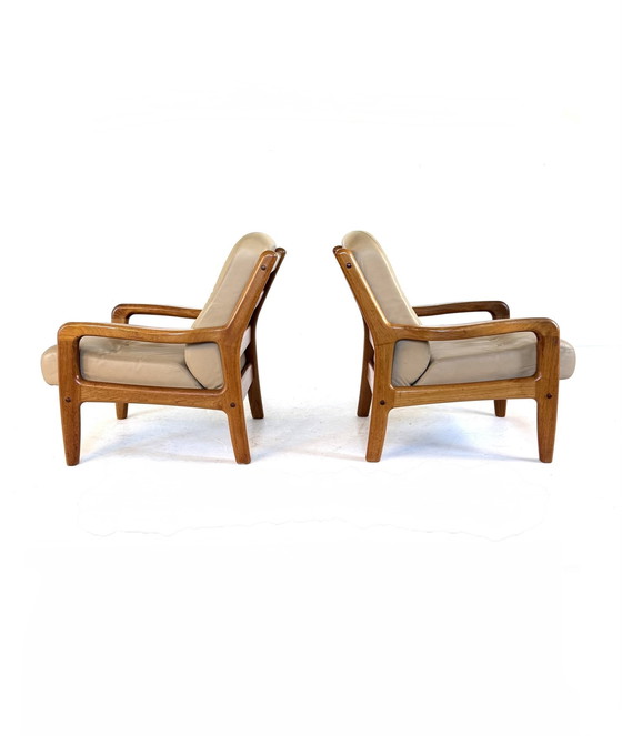 Image 1 of Set van 2 vintage Deense fauteuils, Dyrlund ‘80