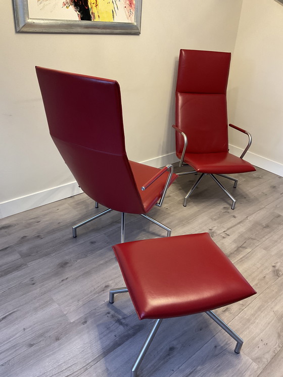 Image 1 of Arco Design Fauteuils Met 1 Voetenbankje