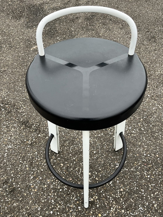 Image 1 of 2 postmodern bar stools from Seccose
