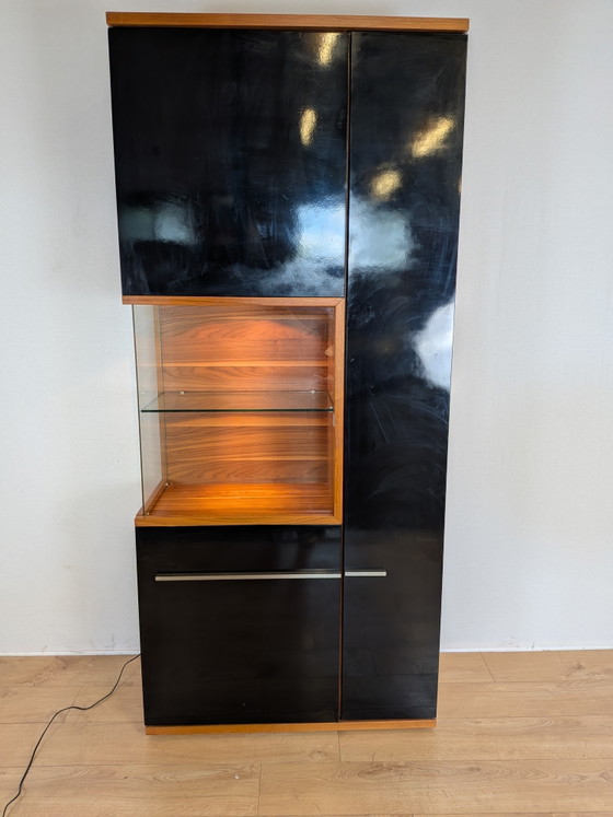 Image 1 of Musterring Design Wall Unit | Complete Set | Walnut & High Gloss